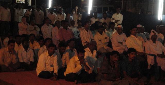 The crowd at Badami sabha